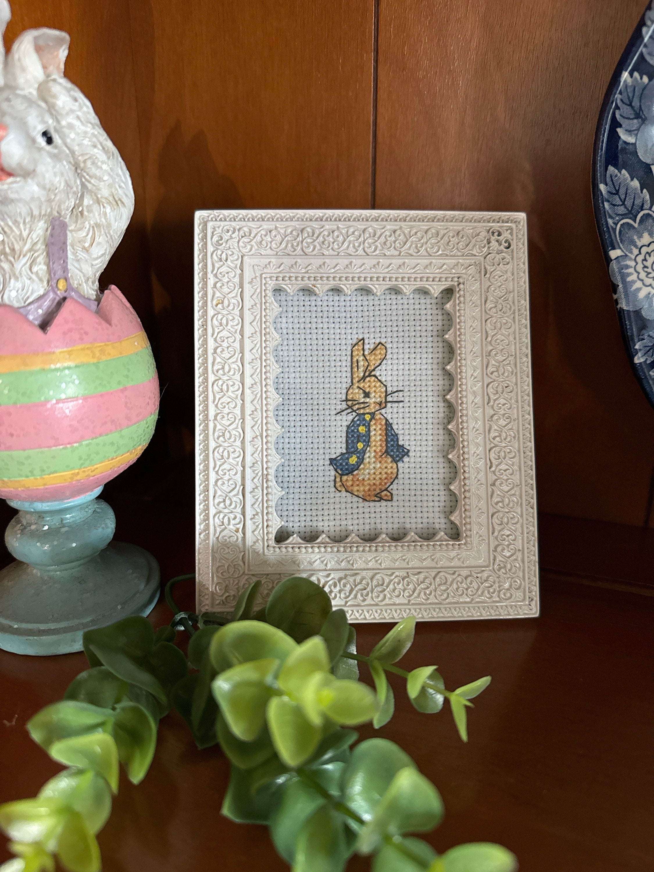 Peter Rabbit Cross Stitch Picture