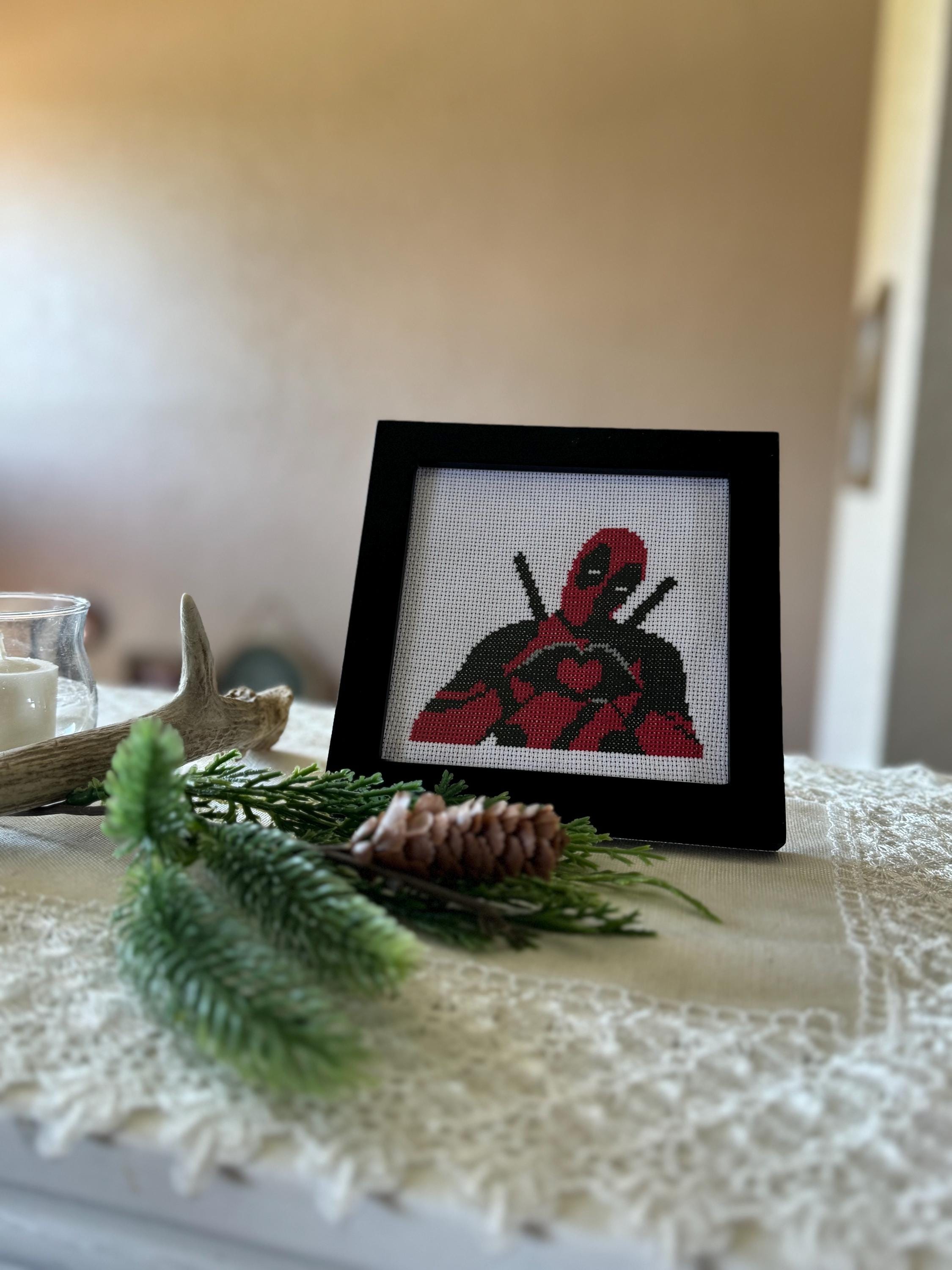 Deadpool Cross Deadpool Cross Stitch Picture - Etsy