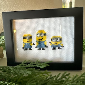 Minions Cross Stitch Picture