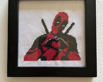 Imagen de punto de cruz de Deadpool