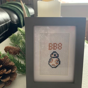 Star Wars BB8 Cross Stitch Picture