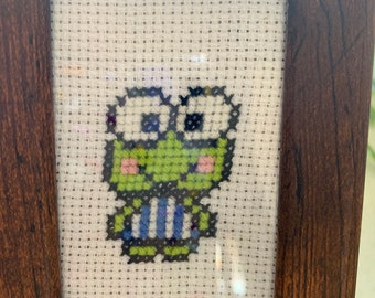 Cuadro Punto De Cruz Keroppi