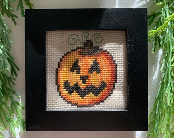 Cuadro Calabaza Punto De Cruz