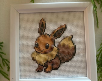 Imagen De Punto De Cruz De Pokémon Eevee