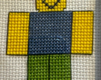Roblox Noob Cross Stitch Picture