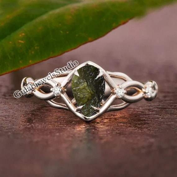 Anillo moldavita hotsell