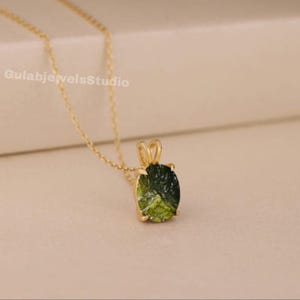 Raw And Cut Moldavite Pendant Hidden Moldavite  Unique Moldavite meteorite Pendant Authentic Certified moldavite Pendant Best Seller Pendant