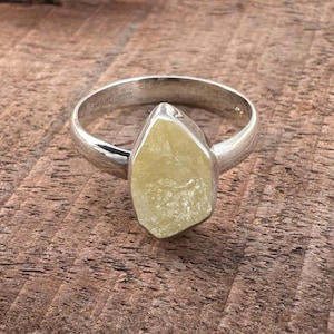 Libyan Desert Glass Hidden ring , Silver jewelry Libyan Glass ring, real Libyan Desert Glass Libyan tektite Authentic Libyan desert glass