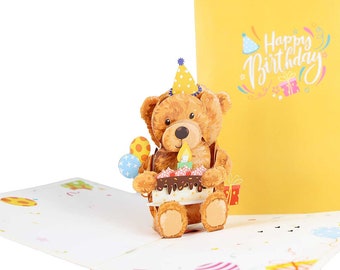 Happy Birthday Pop Up Card - Just at 15.99 - Boo Bear Factory