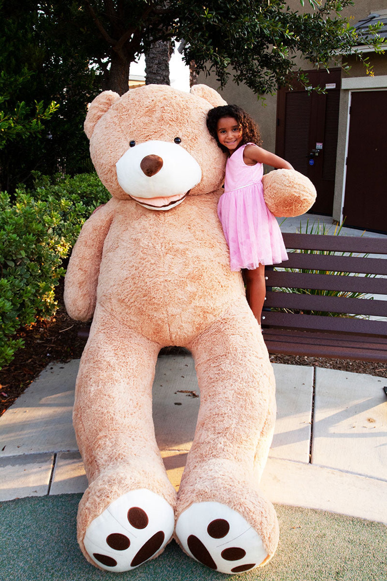 Giant Teddy Bear with Bow Tie Soft And Huggable Jumbo Teddy Bear 6ft - Imported
