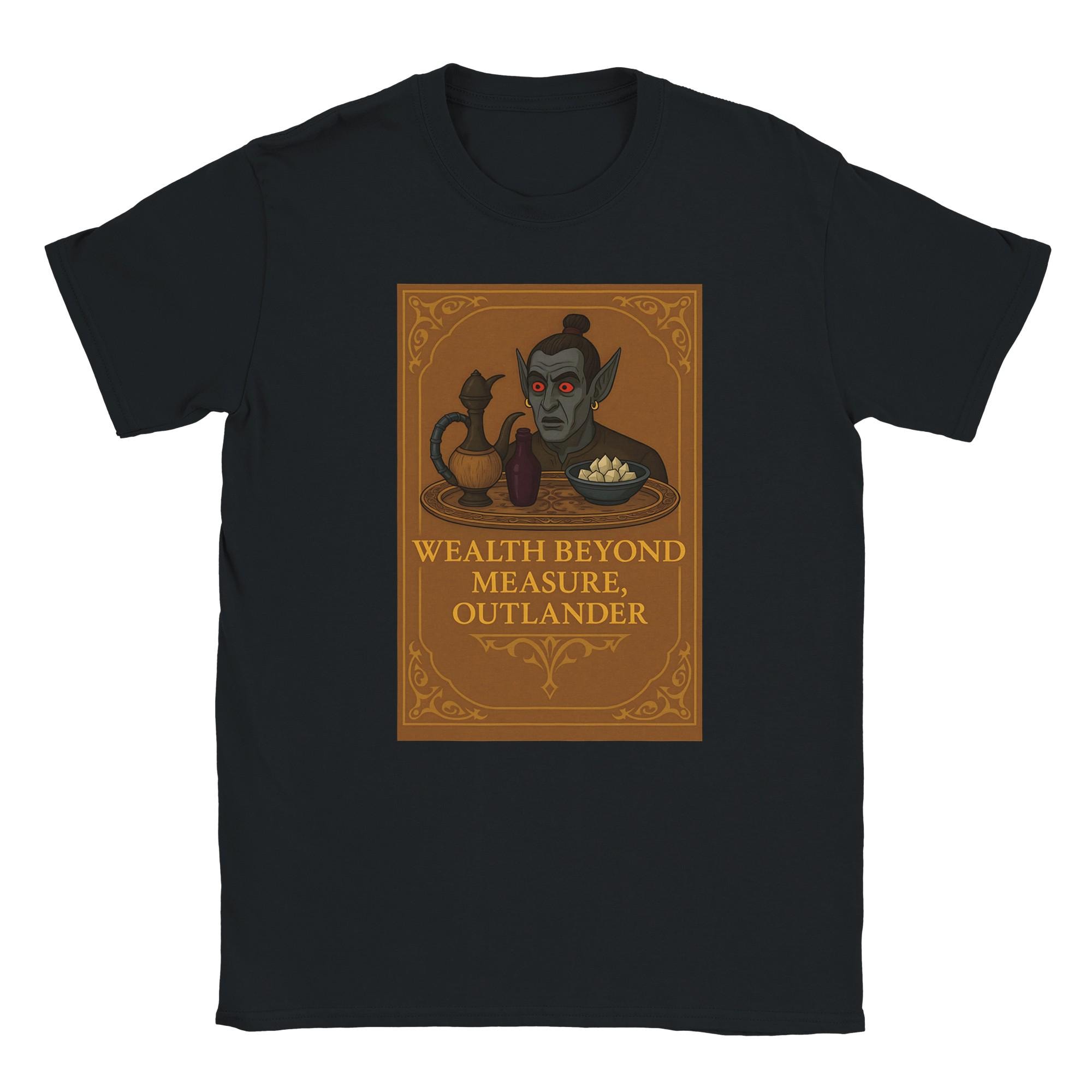 Wealth Beyond Measure Outlander Dunmer Skooma Morrowind T-Shirt