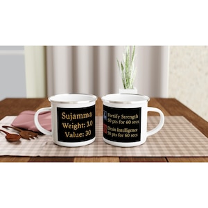 Sujamma Morrowind Enamel Mug The Elder Scrolls III for Gamers RPG
