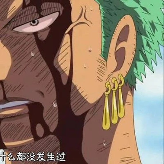 One piece earrings anime sale