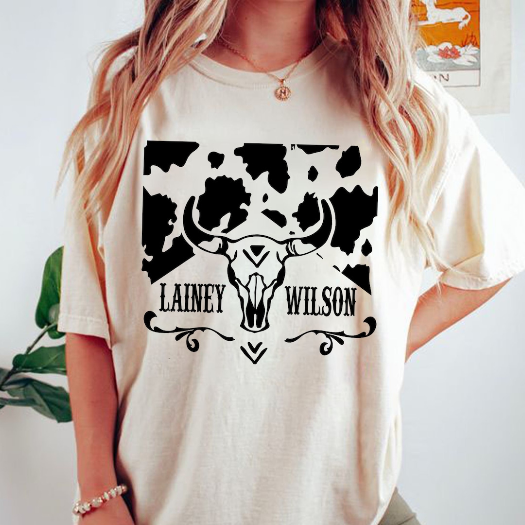 Lainey Wilson Bull Skull Vintage Shirt Lainey Wilson Tour Etsy