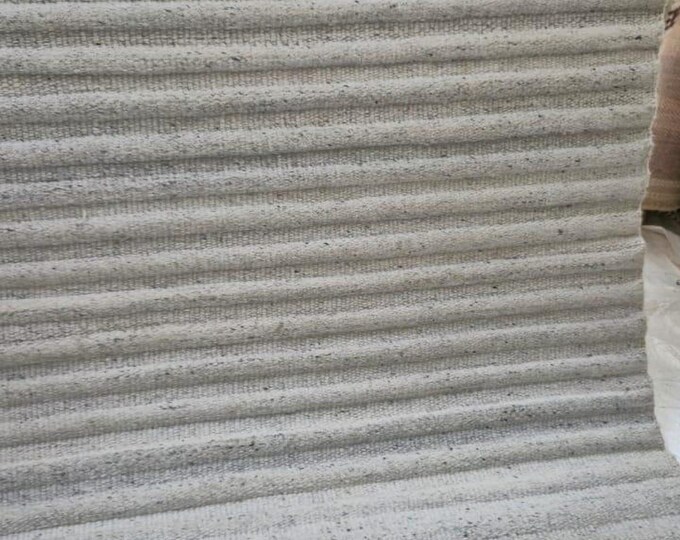 New Swedish Kilim Rug Handmade Vintage Style Flat Weave  Scandinavian Nordic Design Green Blue Wool Kilim Boho Tribal Area Rug Masterpiece