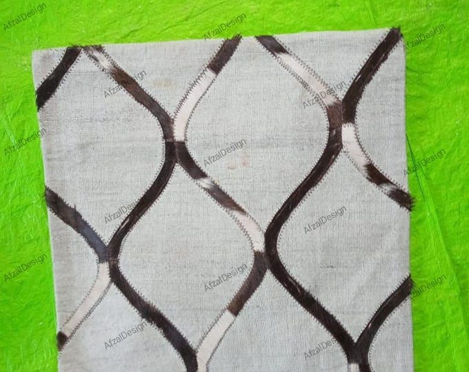 Kilim rug  Simple Jute and Leather Kilim Rug Design with Custom Weaving Options for Enhanced Quality"