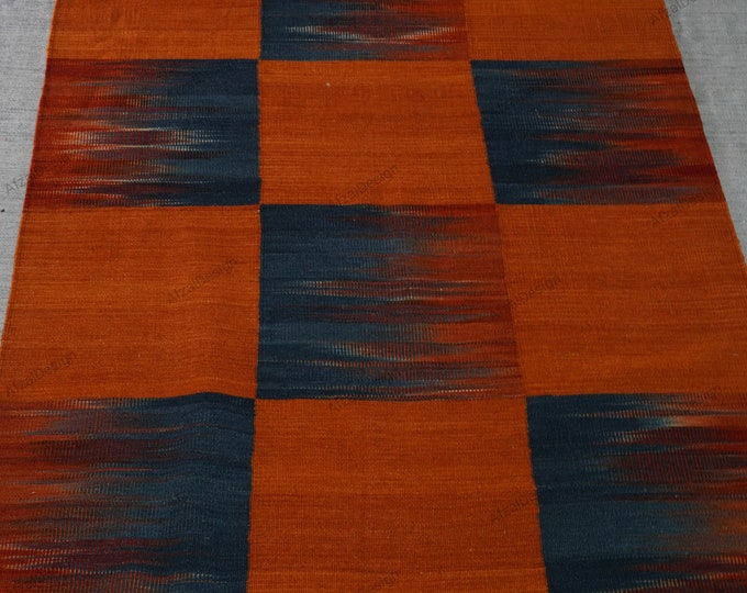 New Swedish Marianne Richter-Inspired Kilim Rug – 12x15 Handwoven Scandinavian Masterpiece