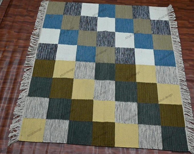 New Swedish Marianne Richter-Inspired Kilim Rug – 12x15 Handwoven Scandinavian Masterpiece