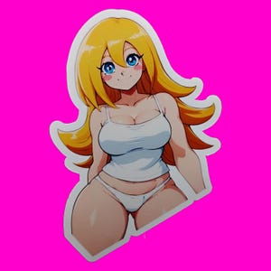 Anime Waifu Dark Magician Girl Vinyl Sticker NSFW Lewd Ecchi Waterproof Decal