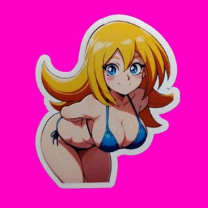Anime Waifu Dark Magician Girl Vinyl Sticker NSFW Lewd Ecchi Waterproof Decal