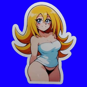 Anime Waifu Dark Magician Girl Vinyl Sticker NSFW Lewd Ecchi Waterproof Decal