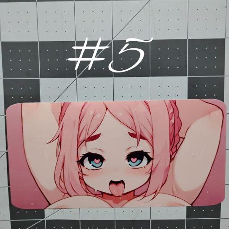 Anime Waifu Ahegao Decal Ecchi Vinyl Sticker Waterproof 3x6 (group 1 ...