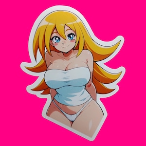 Anime Waifu Dark Magician Girl Vinyl Sticker NSFW Lewd Ecchi Waterproof Decal