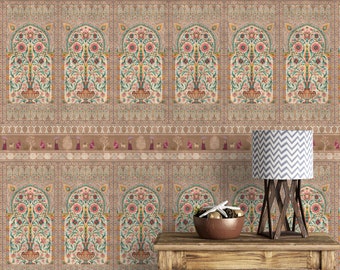 Gitanjali Indian wallpaper for beautiful homes Wall paper for bedroom and living room Luxury wall paper for elegant walls