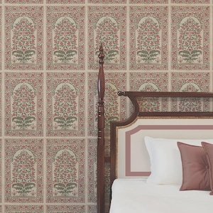 Madhur Indian Jharokha Wallpaper – Luxury Rajasthani Style Wall Art for Bedrooms, Royal Ethnic Wall Covering