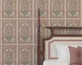 Indian Jharokha Wallpaper: Luxury Rajasthani Style Wall Covering