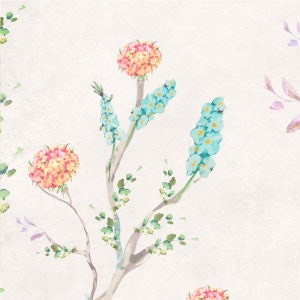 Online Chinoiserie Tranquility Wallpaper in Light Background Customised