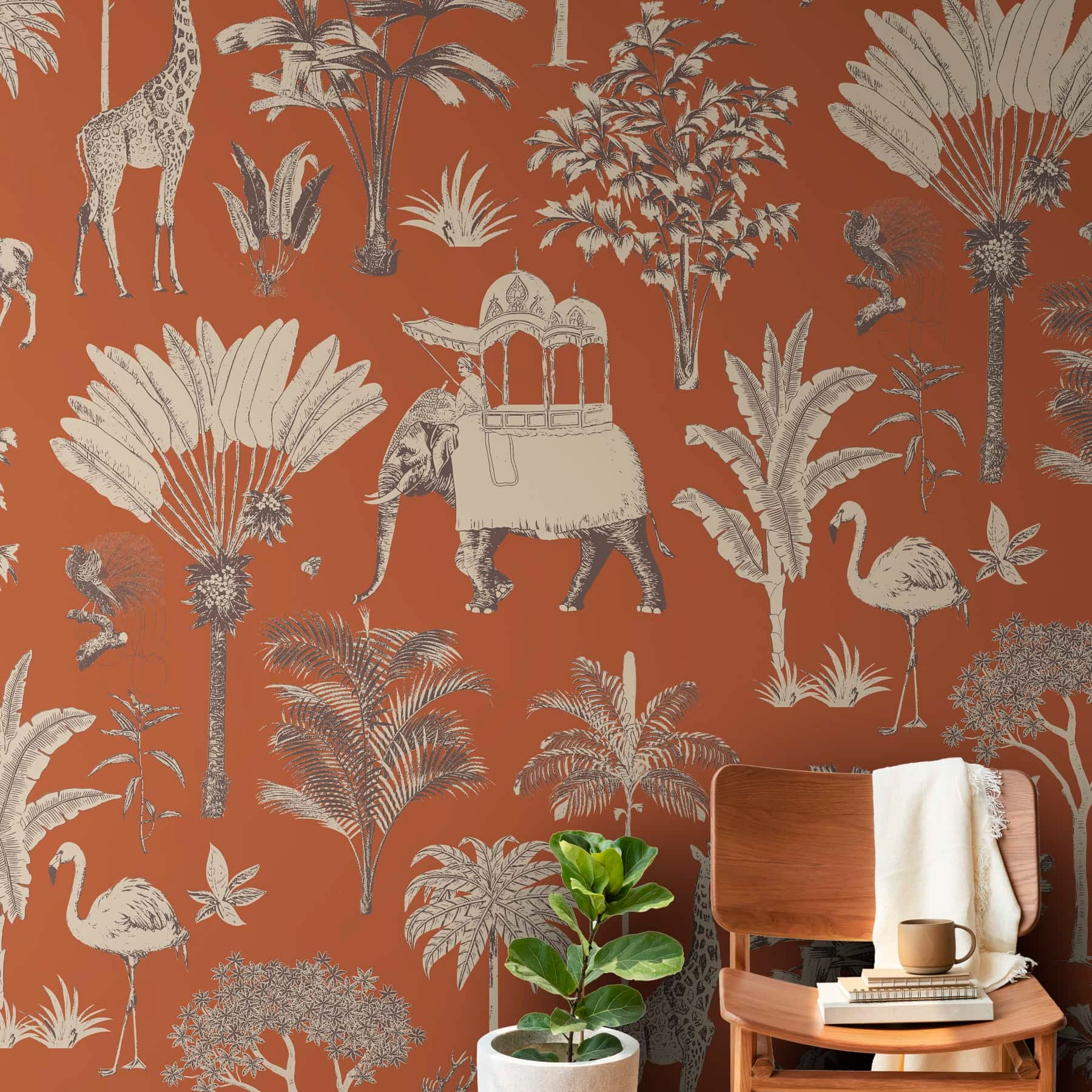 Itihaas Indian Theme Wallpaper for Homes - Etsy