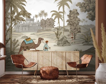 Jaisalmer Wallpaper Traditional Indian Desert Heritage Mural