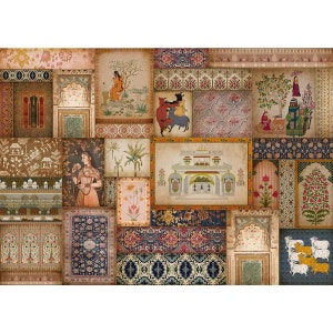 Buy Kahani Indian Art Collage Wallpaper