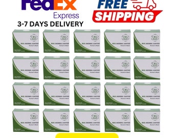 20 Boxes of Drs Secret Coffee 15G x 120 Sachets FREE Express Shipping