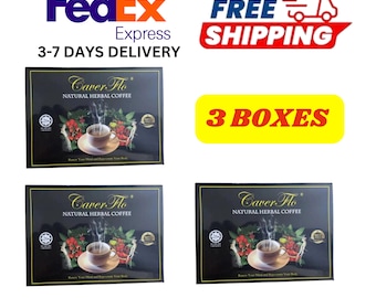 3 Box Coffee Natural Herbs Instant Coffee For Man FREE Express Shipping