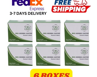 6 Boxes of Drs Secret Coffee 15G x 36 Sachets FREE Express Shipping