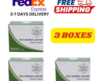 3 Boxes of Drs Secret Coffee 15G x 18 Sachets FREE Express Shipping