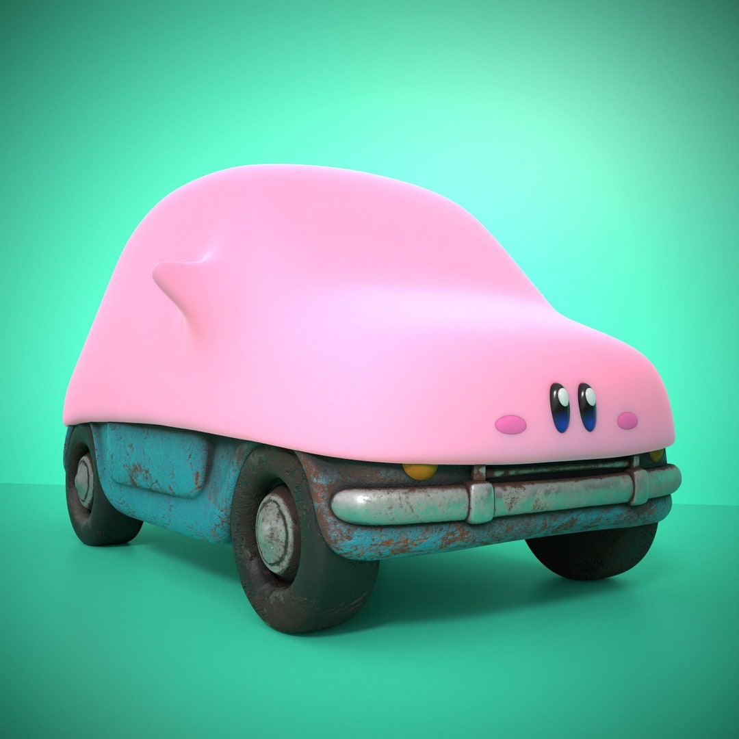 Kirby Carby Figure STL File for 3d Printing Etsy