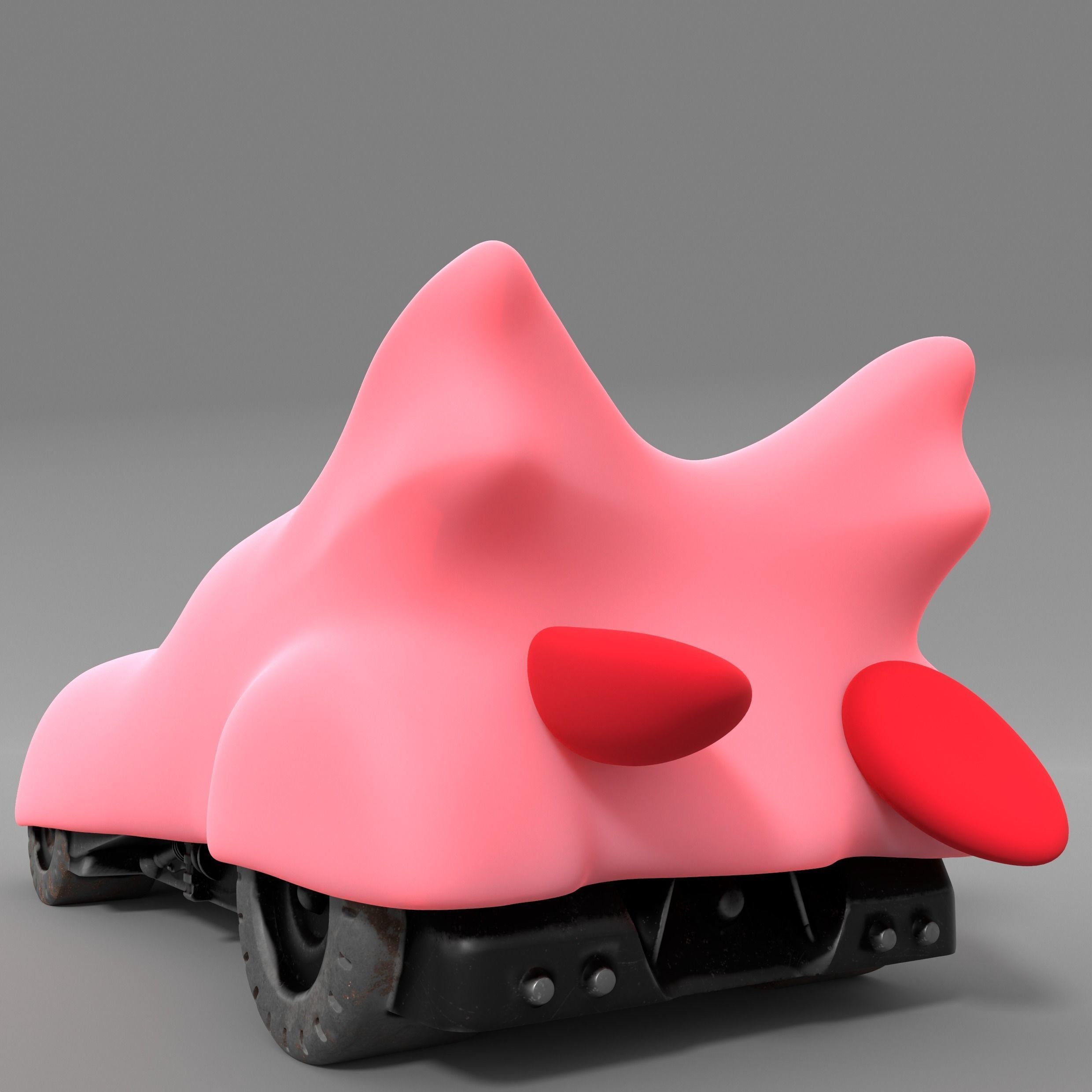 Kirby Batmobile Figure STL File for 3d Printing - Etsy