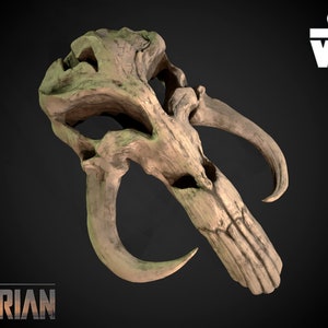 Mythosaur Skull Pendant figure STL file for 3d printing