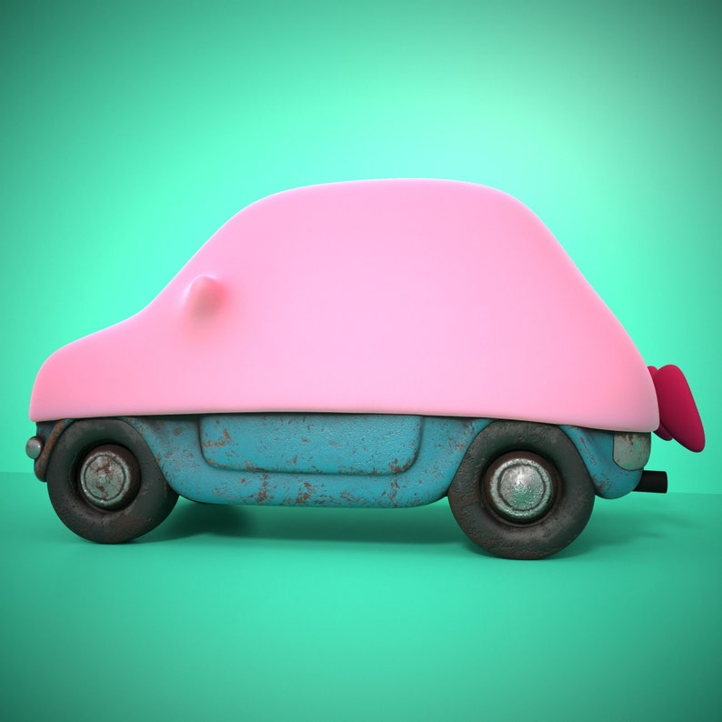 Kirby Carby Figure STL File for 3d Printing Etsy