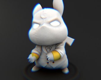 Pikachu moon knight figure STL file for 3d printing
