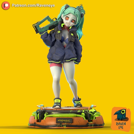 REBECCA 2 CYBERPUNK EDGERUNNERS 2077 ANIME GIRL CHARACTER | 3D Print Model