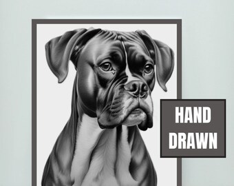 Custom Pet Drawing,Dog charcoal portrait, Custom Pet Portrait, Photo to Sketch,Pencil Sketch,Pet , Pet Love, Dog art