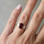 Ruby Cocktail Rings