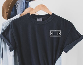 VHS Tape T-Shirt - Comfort Colors Retro 90s Nostalgia