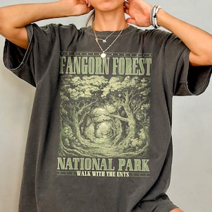 Fangorn Forest Shirt, Bookish Comfort Colors T-Shirt, National Parks Tshirt, Aesthetic Reader Gift, Book Nerd Gift, Movie Parody T Shirt