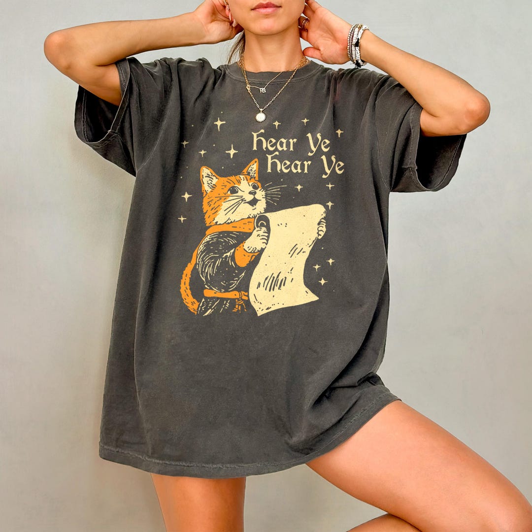 Medieval Cat Shirt, Funny Meme Comfort Colors T-shirt, Ren Faire Shirt, Renaissance Fair Gift for Fantasy Reader, Castlecore Midevil Gift - Etsy Japan