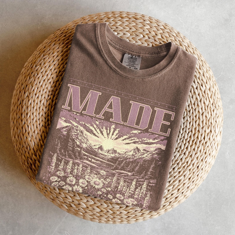 Made For More Christian Shirt, Retro Christianity Comfort Colors T-Shirt, Religious Graphic Tee, Bible Verse T Shirt, Faith Aesthetic Gift Espresso